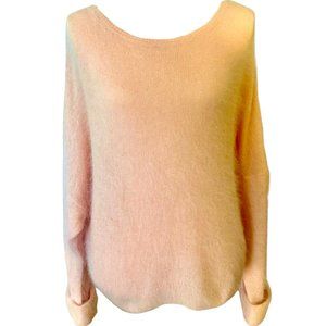 American Vintage Baby Pink Angora Pullover Sweater